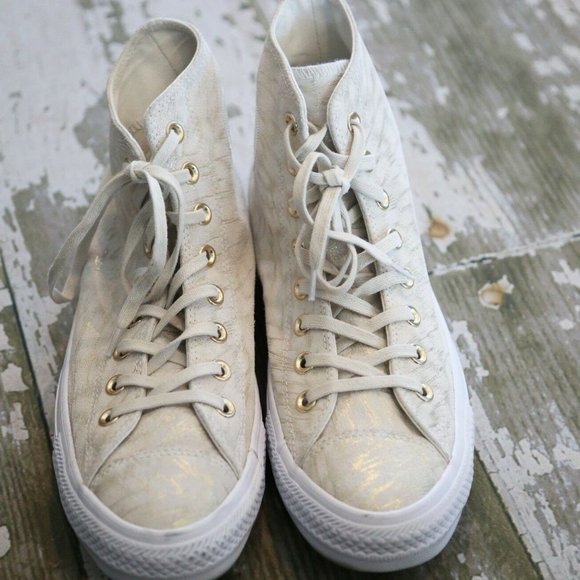 CONVERSE Chuck TAYLOR All Star SHIMMER SUEDE Shoes - Picture 6 of 6